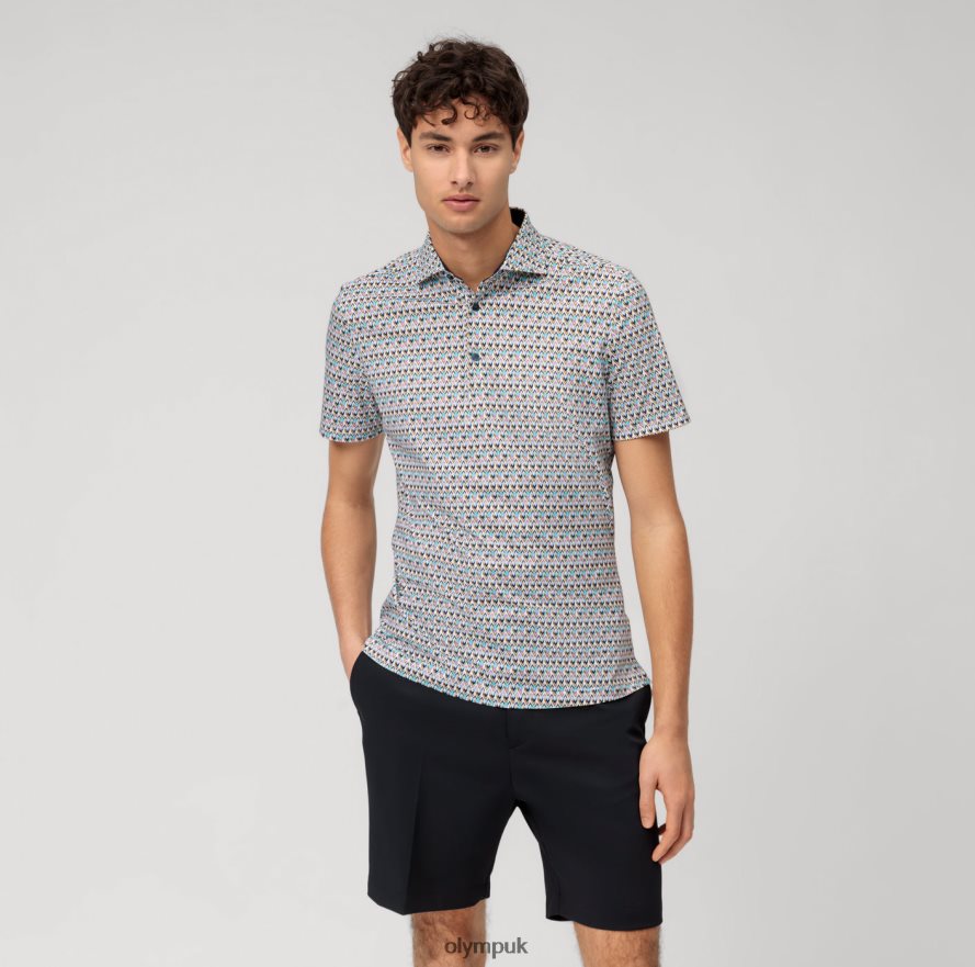 Clothing OLYMP No. Six 24/Seven Super Slim, Business Shirt, Kent, Emerald NZ22L34