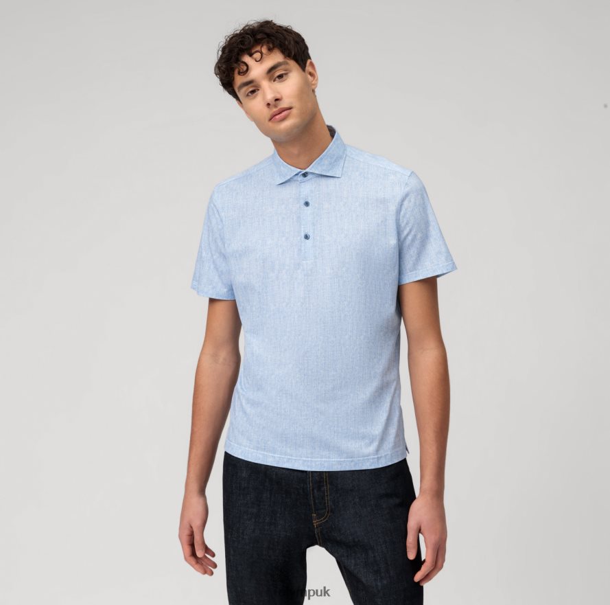 Clothing OLYMP No. Six 24/Seven Super Slim, Business Shirt, Kent, Royal NZ22L17