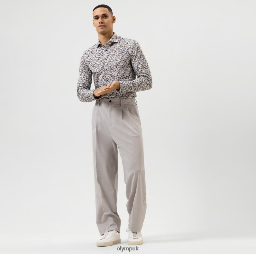 Clothing OLYMP No. Six 24/Seven Super Slim, Business Shirt, Kent, White NZ22L166