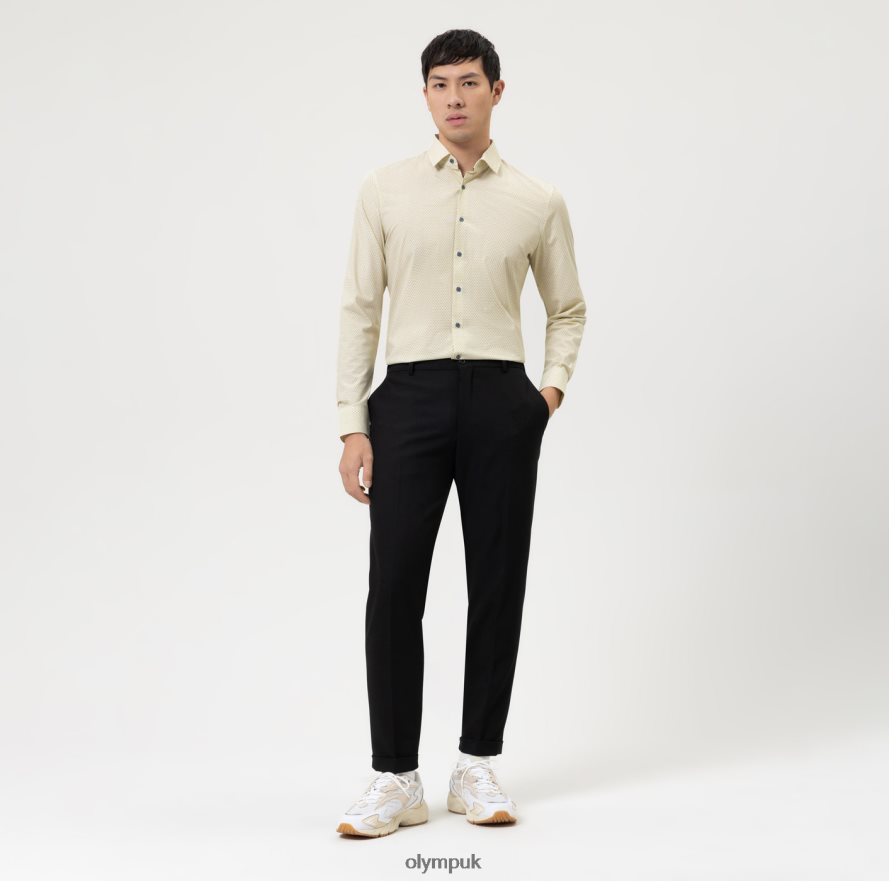 Clothing OLYMP No. Six 24/Seven Super Slim, Business Shirt, Modern Kent, Lime NZ22L137