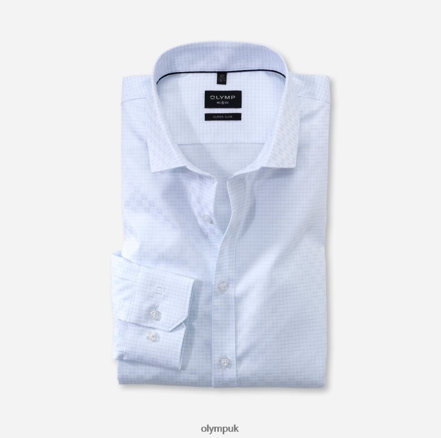 Clothing OLYMP No. Six Super Slim, Business Shirt, Modern Kent, White NZ22L239