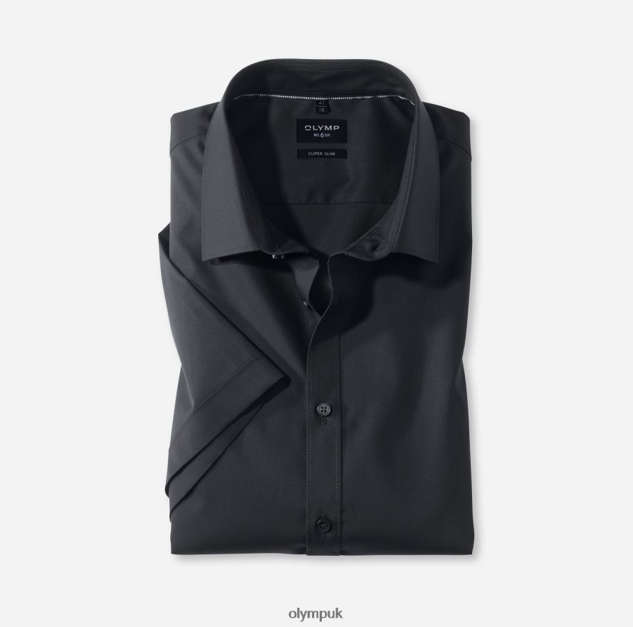 Clothing OLYMP No. Six Super Slim, Business Shirt, Urban Kent, Black NZ22L281