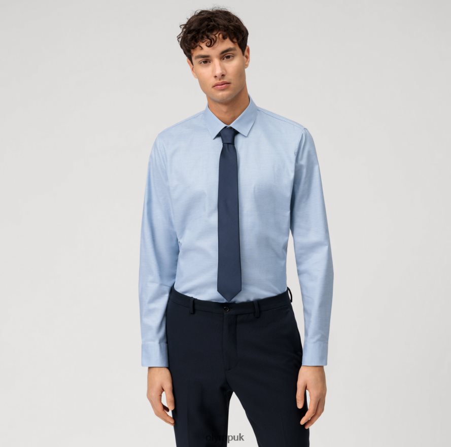 Clothing OLYMP No. Six Super Slim, Business Shirt, Urban Kent, Bleu NZ22L287