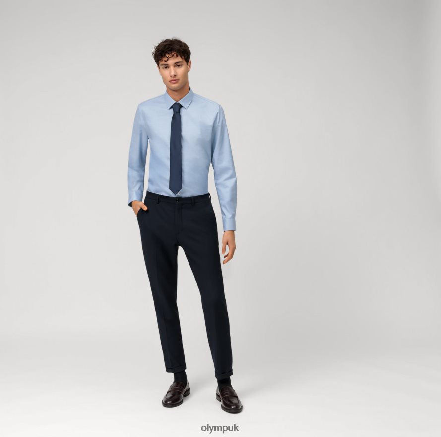 Clothing OLYMP No. Six Super Slim, Business Shirt, Urban Kent, Bleu NZ22L287