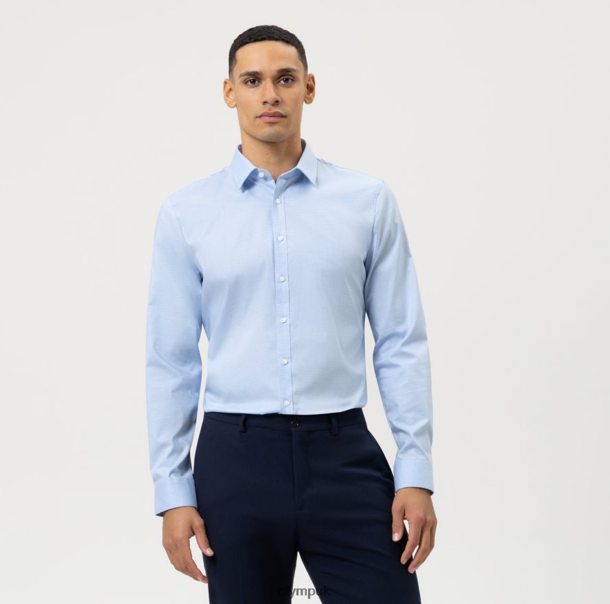 Clothing OLYMP No. Six Super Slim, Business Shirt, Urban Kent, Bleu NZ22L76