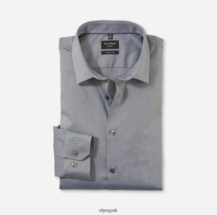 Clothing OLYMP No. Six Super Slim, Business Shirt, Urban Kent, Olive NZ22L133