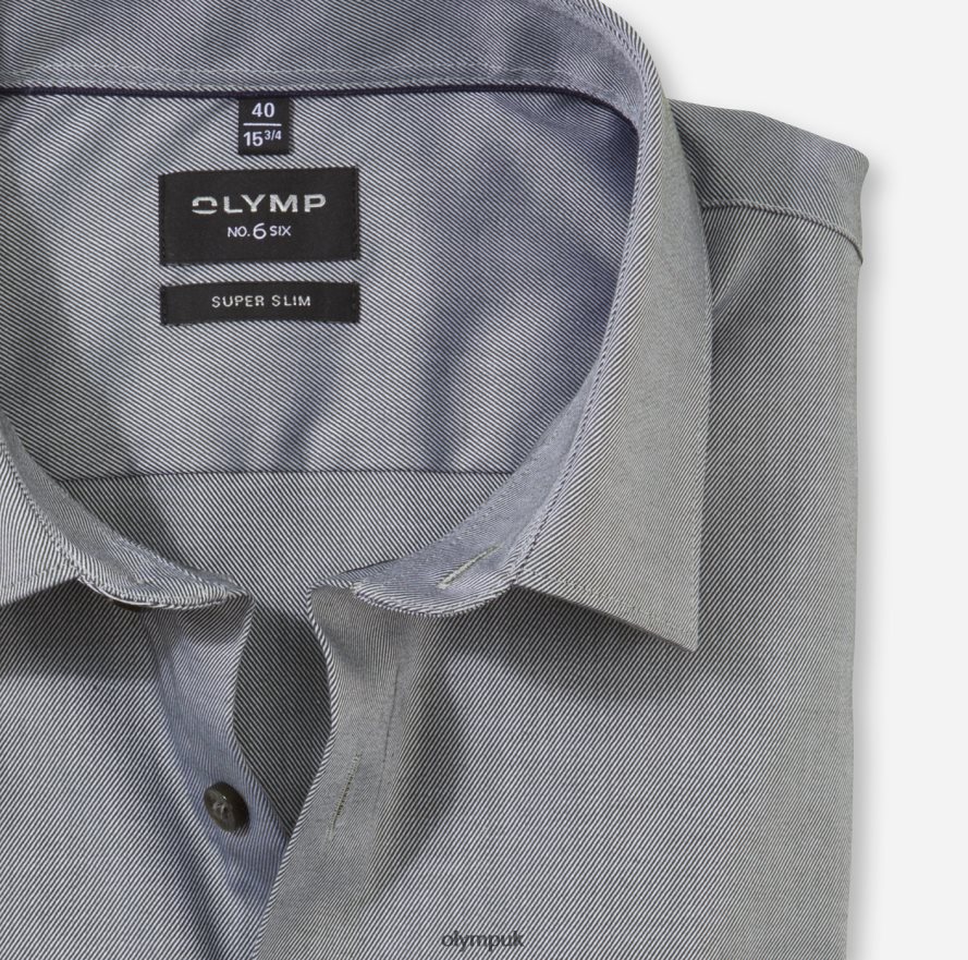 Clothing OLYMP No. Six Super Slim, Business Shirt, Urban Kent, Olive NZ22L133
