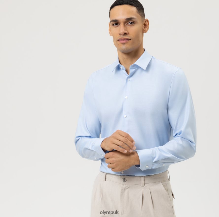 Clothing OLYMP No. Six Super Slim, Business Shirt, Urban Kent, Ozone NZ22L117