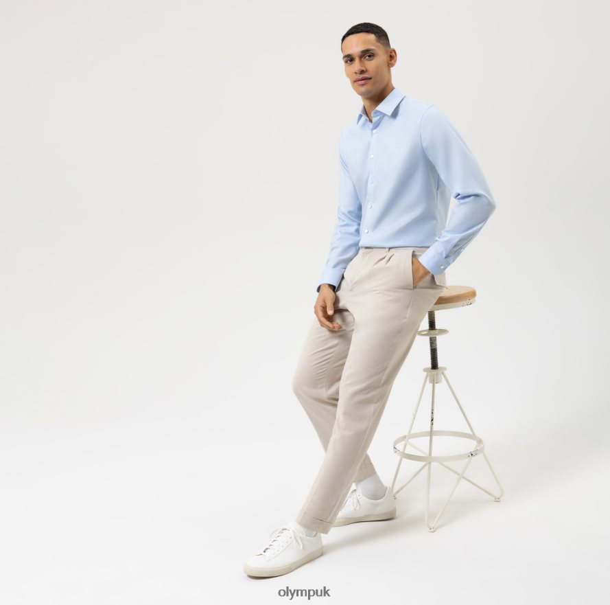 Clothing OLYMP No. Six Super Slim, Business Shirt, Urban Kent, Ozone NZ22L117