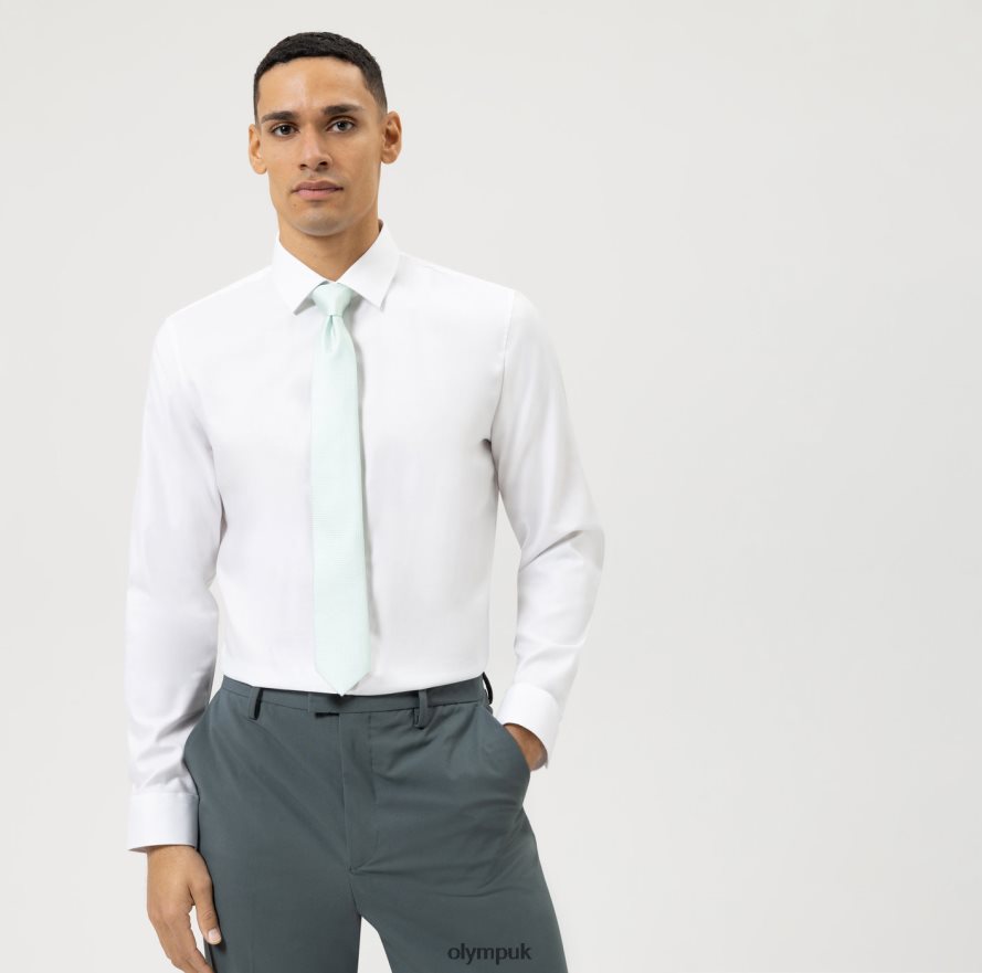 Clothing OLYMP No. Six Super Slim, Business Shirt, Urban Kent, White NZ22L110
