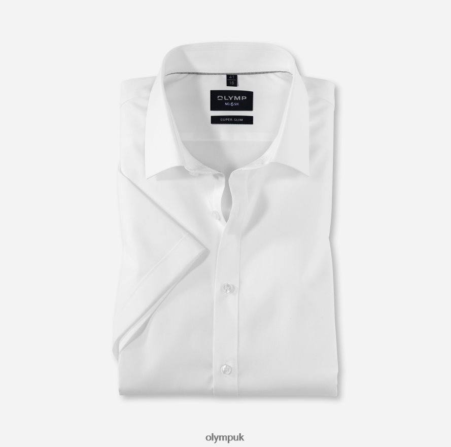 Clothing OLYMP No. Six Super Slim, Business Shirt, Urban Kent, White NZ22L277