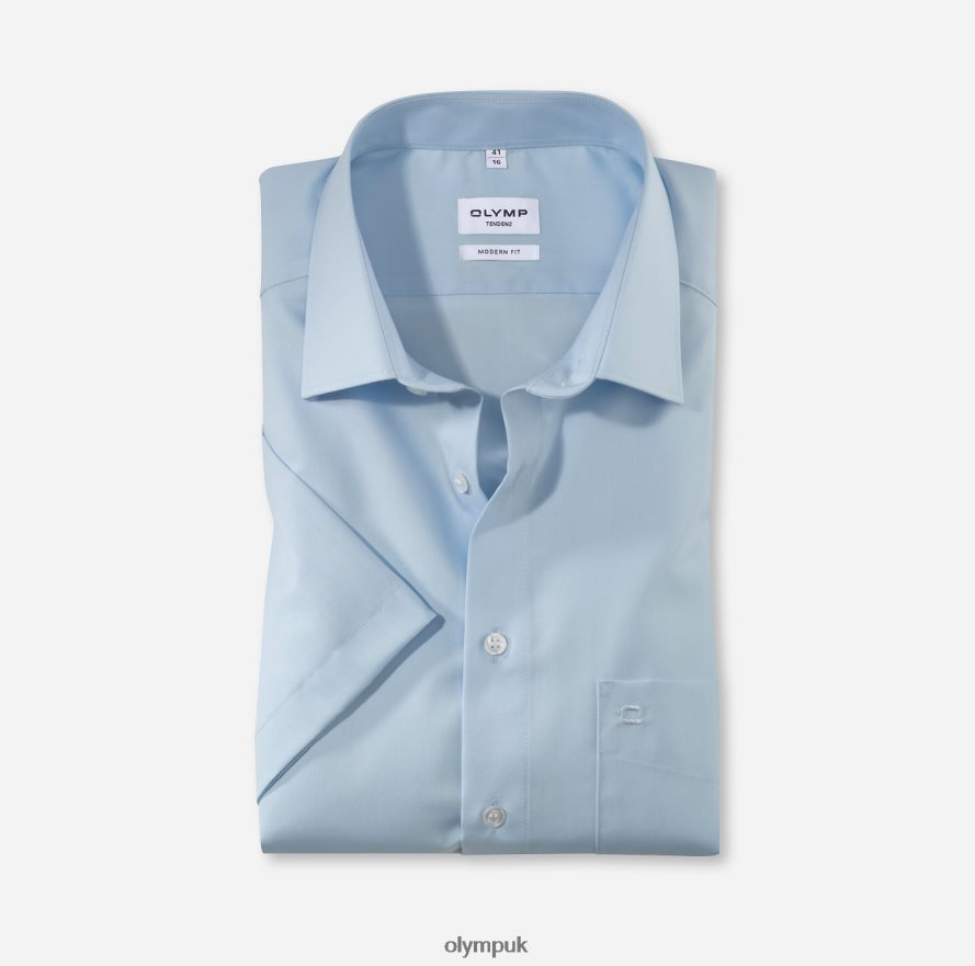 Clothing OLYMP Tendenz Modern Fit, Business Shirt, New Kent, Bleu NZ22L1744