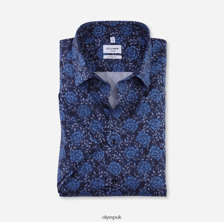 Clothing OLYMP Tendenz Modern Fit, Business Shirt, New Kent, Marine NZ22L1717