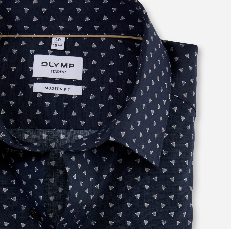 Clothing OLYMP Tendenz Modern Fit, Business Shirt, New Kent, Natural NZ22L1730