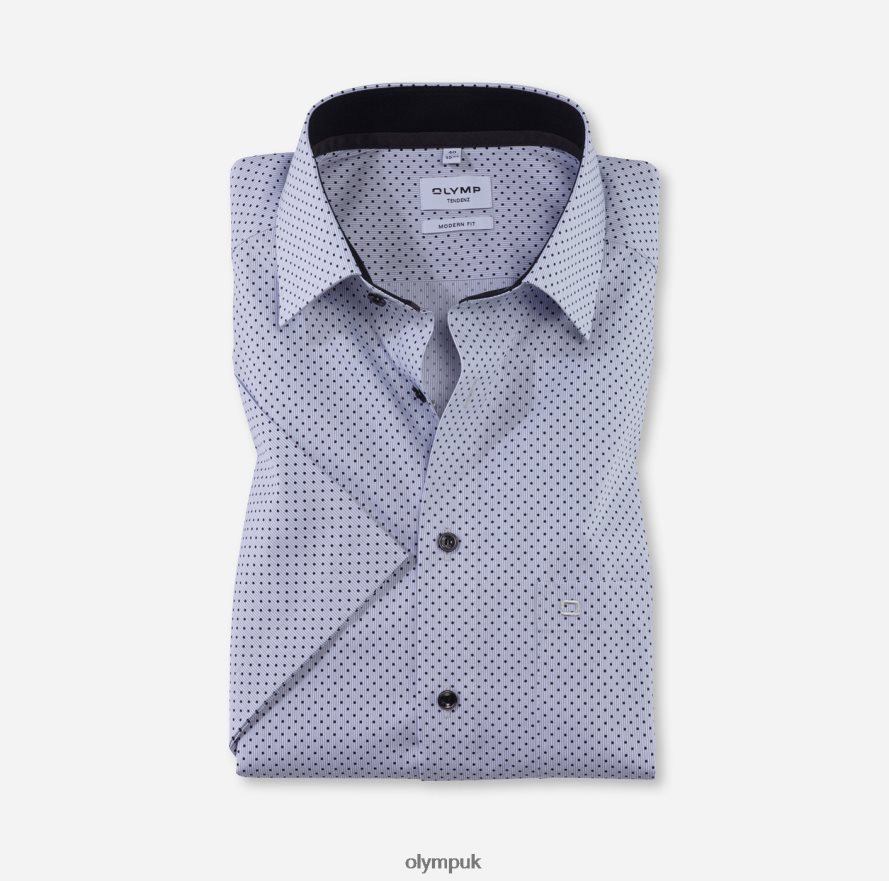 Clothing OLYMP Tendenz Modern Fit, Business Shirt, New Kent, Silver Grey NZ22L1731